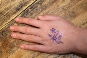 glitter tattoos